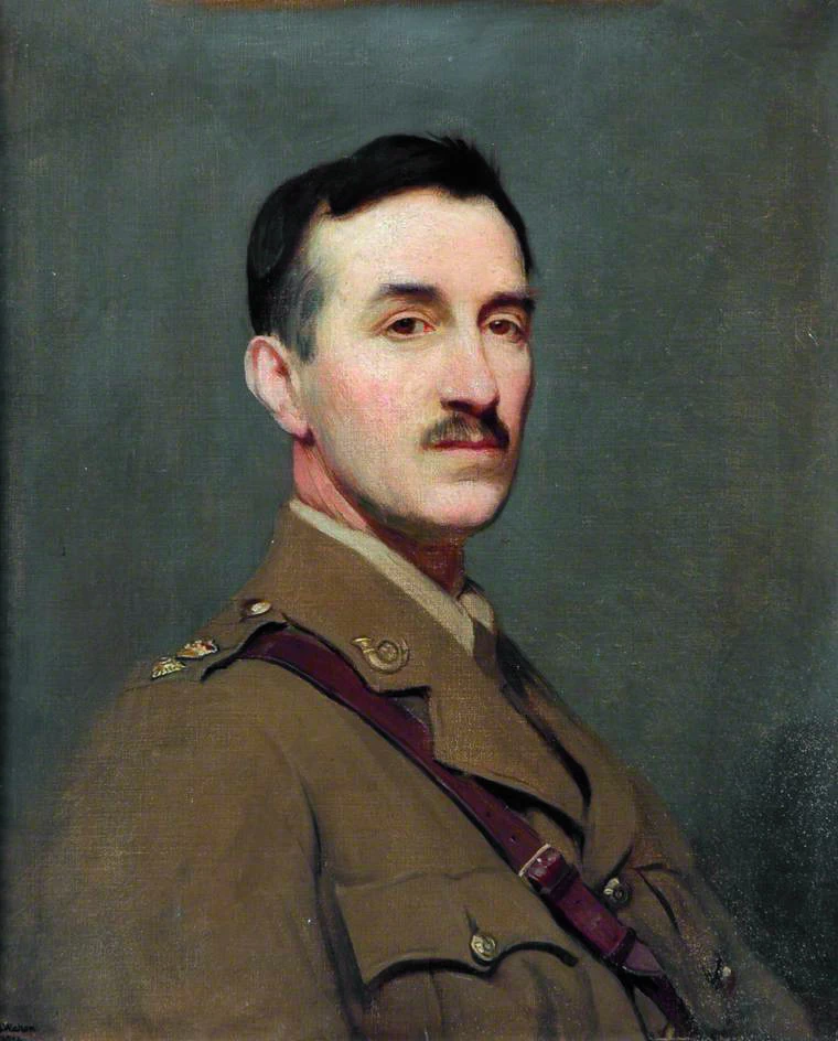 Ritratto del Tenente colonnello Oliver C S Watson - Museo del reggimento Green Howards, Richmond